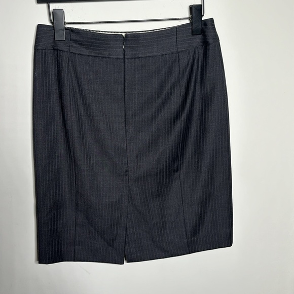 J Crew Pinstripes Pencil Skirt - Picture 2 of 5